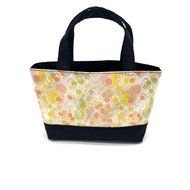 由西陣織和織錦面料製成的日本圖案迷你包