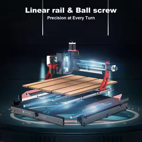 Twotree TTC6050 CNC Engraving Machine 500W CNC Router Machine 600x500mm Desktop Engraving Machine Wi