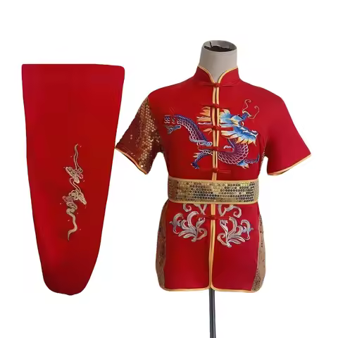 Children Wushu Clothes Suits Chinese Kungfu Martial Arts Suits Chang Quan Uniform Nanquan Men Women