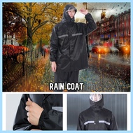 ✅[SG] Waterproof Rain Coat/ Motorcycle Rain Jacket/ High Quality Adult Waterproof Raincoat/ (Top+ Pants) Night Reflect Hooded Outdoor Rainwear