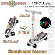 2 In 1 Foldable Skateboard for Kids Scooter Foldable scooter for kids gril boy Folding scooter