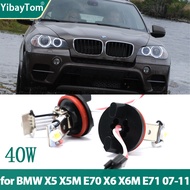 Angel Eyes Marker Light Bulbs Bright Headlights Replacement For BMW X5 X5M E70 X6 X6M E71 E72 2007-2