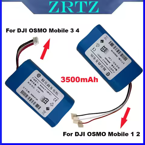 ZRTZ New OM170 7.2V 3500mAh Battery For DJI OSMO Mobile 1 2 3 4 Generation Handheld Gimbal
