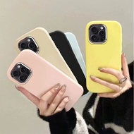 Fashion Simple Solid Color Silicone Soft Case Motorola For MOTO G05 G15 G35 G75 5G Casing Protection