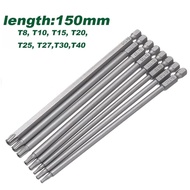 (fast Shipping)1PC Magnetic Torx Screwdriver Bit 150mm Long T8T10T15T20T25T27T30T40 1 Torx Screwdriv