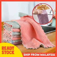 Kain Buruk Towel Microfiber Cloth Dishcloth Kitchen Cloth Kain Lap Dapur Tuala Dapur Cleaning Cloth 