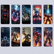 for OPPO A57 A72 A73 A74 A77 Optimus Prime Soft black TPU phone case