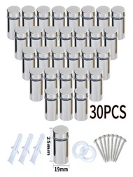 30 Pcs De Chapetones De 19 X 25 Mm Para Montaje De Herrajes