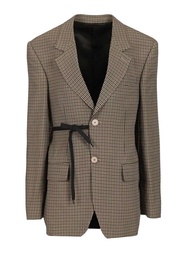 Balenciaga Tailored Wrap Jacket - Brown, 38