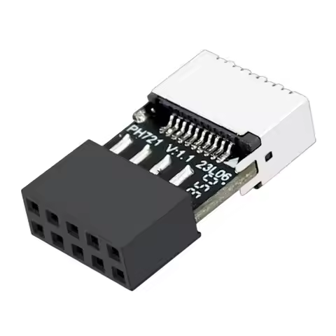 USB C Motherboard Adapter TYPE-C socket 9-pin Chassis motherboard USB2.0 9PIN male to TYPE-E female 