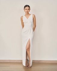 ORCHIDA - V-Neck Maxi Dress (Ship Within 2-3 Days)