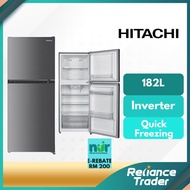 Hitachi 2 Door Inverter Fridge (182L) HRTN5198MXMY