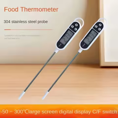 Digital Kitchen Thermometer Digital Temperature MeasuringTool for Meat Electronic Food Thermometer L