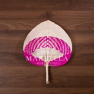 Kipas Tangan Mengkuang Kipas Hiasan Straw Handfan 扇子 Rattan Decor Hiasan Rotan Satay Hand Fan
