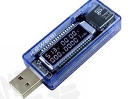 KEWEISI KWS-V20 USB 電壓 電流 電量表 檢測儀 測電表 測量儀【台中恐龍電玩】