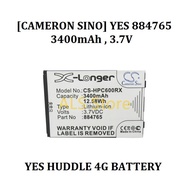 [ORIGINAL] Battery YES HUDDLE 4G MOBILE HOTSPOT / PROTON YES HUDDLE 4G - 884765 - 3400mAh [CAMERON S