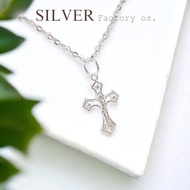 💥PROMO💥Original Silver S925 Crucifix Cross Pendant Loket Salib Perak Tulen 925纯银十字架吊坠