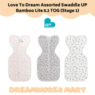 Love To Dream Assorted Swaddle UP Bamboo Lite 0.2 TOG (Stage 1)