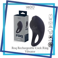 VeDo Roq Rechargeable Cock Ring Black
