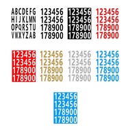 JOY Number Sticker DIY A-Z 0-9 Wedding Birthday Festival Party Balloon Decoration Color Nombor Lette