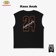 CODE S58L KiddSupply Sleeveless Oversized Children's T-Shirt Twenty Four Unisex Children's Sleeveles