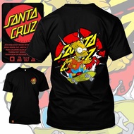 Hypebeast Streetwear Santa Cruz 3 Simpsons Skate Super Premium T-Shirt Available Large Size 4XL 5XL