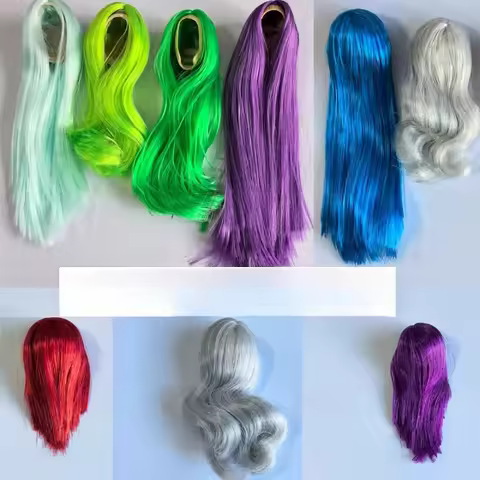 1/6 Scale Female Multiple Colors Wig with Posterior Skull Wigs Model for 12'' Ymtoys Gactoys Action 