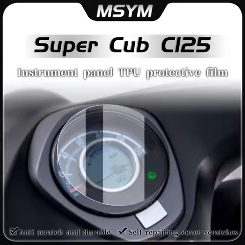 Motorcycle Scratch Cluster Screen Dashboard Protection Instrument Film Accessories For HONDA Super C