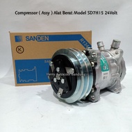 Compressor (Assy) Alay Model Weight 7H15 24Volt Sanden Original