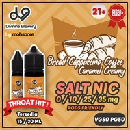 LIQUID VAPE DV9 BREAD COFFEE CREAMY SALT NIC POD FRIENDLY SALTNIC