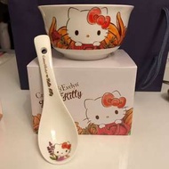 聯名Hello Kitty 湯碗與湯匙