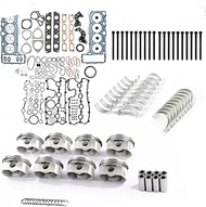 Engine Pistons Gaskets Overhaul Rebuild Kit 079105561AJ 079103383AQ 079107065DC Compatible for VW To