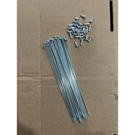 20 inch bicycle spokes size 176 complete with nipple