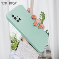 Hontinga เคสโทรศัพท์สำหรับ Samsung Galaxy A71 5Gเคสซิลิโคนนิ่มทรงสี่เหลี่ยมคลุมรอบกล้องกันกระแทกทำจากยางเคสฝาหลังสำหรับเด็กชายหญิง