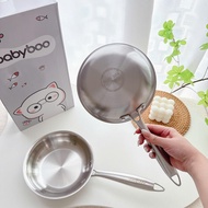 Nồi Chảo Honper Tiger 16cm chống dính cao cấp kèm nắp đậy nấu đò ăn dặm cho bé Bebi123shop