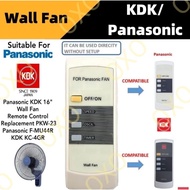 Replacement KDK/ Panasonic Wall Fan Remote Control