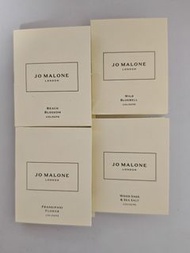 Jo Malone 📌$35 each 1.5ml perfume sample x4✅️Beach Blossom, Wild Bluebel, Frangipani Flower 雞蛋花古龍水, 