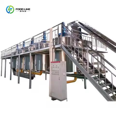 Complete Palm Oil Refinery Machine/ Crude Cotton Corn Seed Oil Refinery/ Palm Fruit Oil Production L