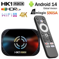 Hk1 X50 Android 14 Smart Tv Box S905a Hdr10+ Av1 4k Media Player Voice Remote 2.4&5g Wifi6 1000m Set