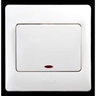 T&J Radiance 20A 1 Gang 2 Way DP Switch with Neon (Fast Devilery)