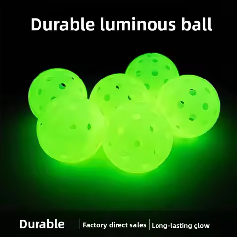 Noctilucentp Pickleball Durable 40 Holes Outdoor 6/12Pcs Pickleballs 26g Outdoor for Competition pic