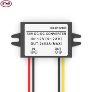 [STAS] DC Step-Up Converter 12V to 24V DC Converter 3A Voltage Regulator PowerConverter