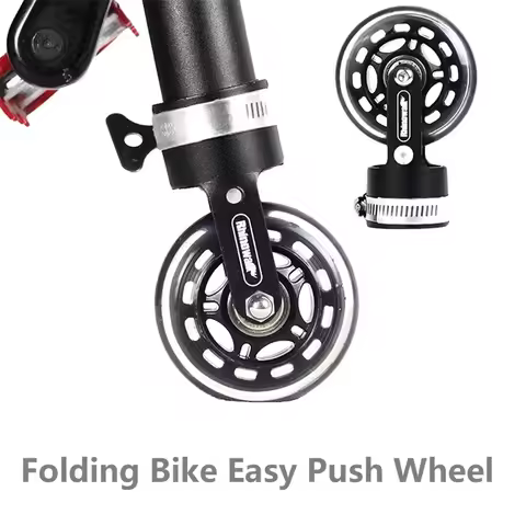 For Brompton Folding Bike Easywheel Da-Hon Bicycle Sliding Wheel Seat Post Assisting Small Wheel Fol