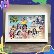 Embossed Photo Frame 3D Photo Frame for Friends Graduation - Birthday - Anniversary