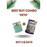 Combo KETO Deal: Sugar Free Sweetened Condensed Coconut Milk and Fresh Attap seed / Buah kabung/kola