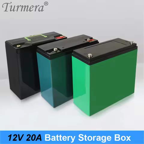Turmera 12V 20Ah Battery Storage Box for Uninterrupted Power Supply 20*32700 3.2V Lifepo4 Battery an