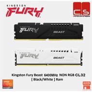 Kingston Fury Beast DDR5 6400MHz CL32 NON RGB [ Black/White ] Ram