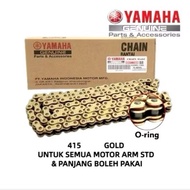 YAMAHA Gold CHAIN 428H O-RING 415H ORING CHAIN RANTAI EMAS 428 415 132L 132 O RING CHAIN CUTTER 415 