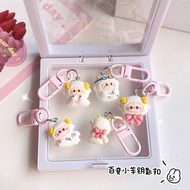 GANTUNGAN SHEEP EDITION Resin Keychain Gift Cute Cartoon SHEEP Character Keychain