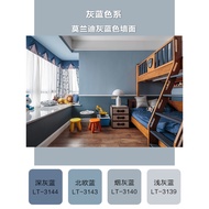 Morandi Diatom Lumpur Jerebu Biru Kelabu Biru Cat Dinding Cat Lateks Dalaman Cat Dinding Cat Dinding